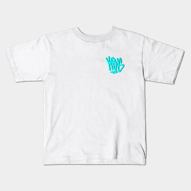 king graffiti tag Kids T-Shirt by FelippaFelder